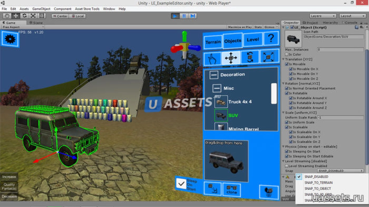 Screenshot #2 - Multiplatform Runtime Level Editor