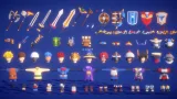 Screenshot #4 - Modular RPG Hero Polyart
