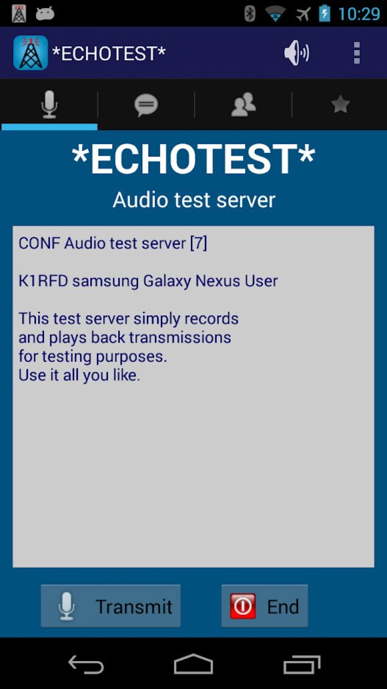 Screenshot #3 - ECHOLINK 1.8.8