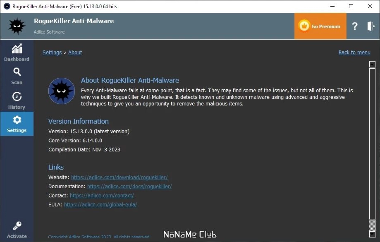 Screenshot #3 - Антивирусный сканер RogueKiller Anti-Malware 15.13.0 + Portable