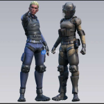 Screenshot #2 - Stylized Military Female
