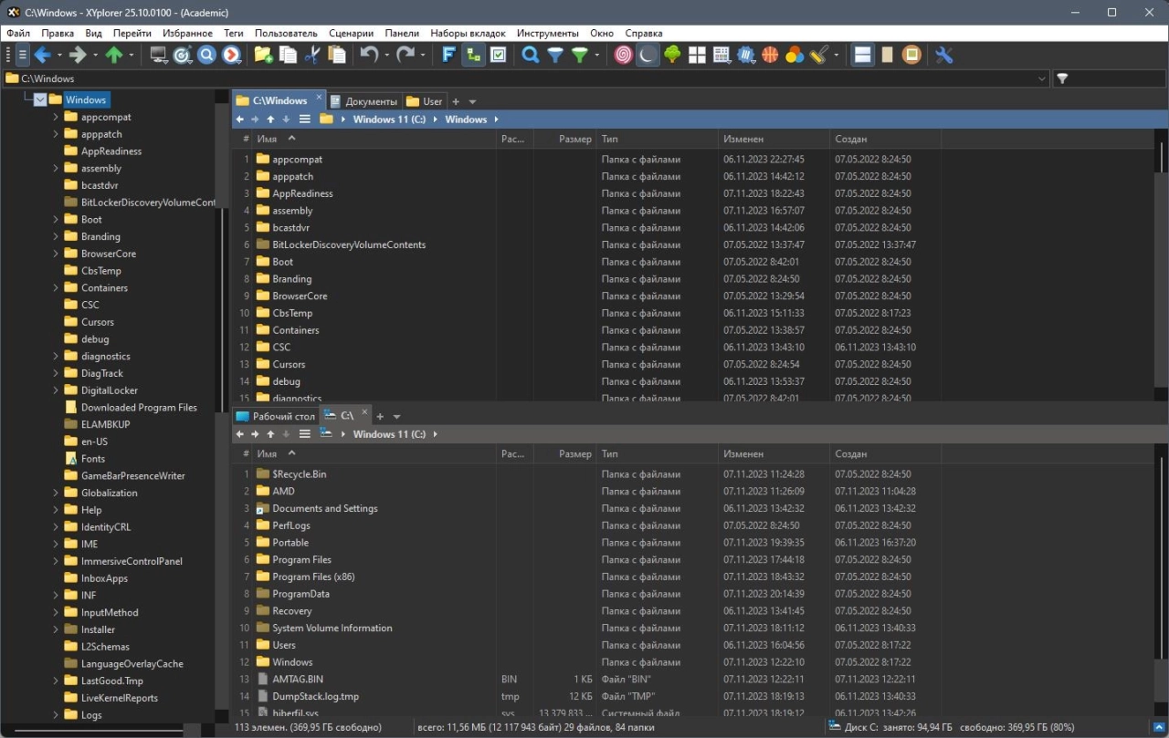 Screenshot #2 - Файловый менеджер XYplorer 25.10.0100 RePack by elchupacabra