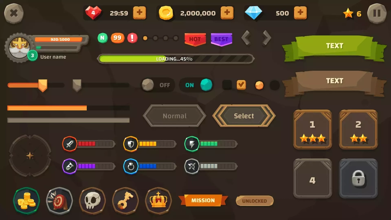 Screenshot #1 - GUI - The Stone