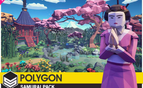 POLYGON Samurai - Low Poly 3D Art by Synty