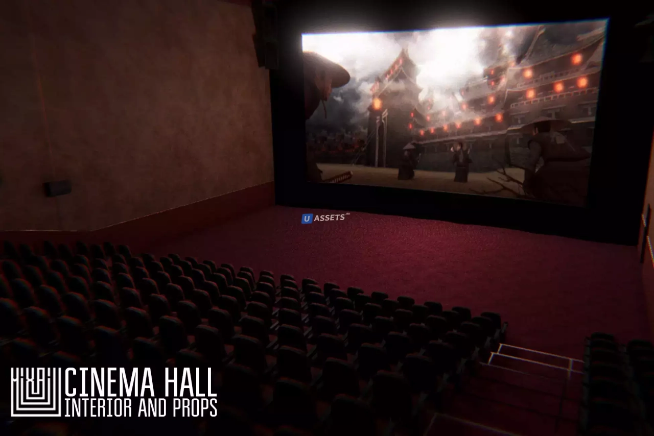 Screenshot #1 - Cinema hall - interior and props