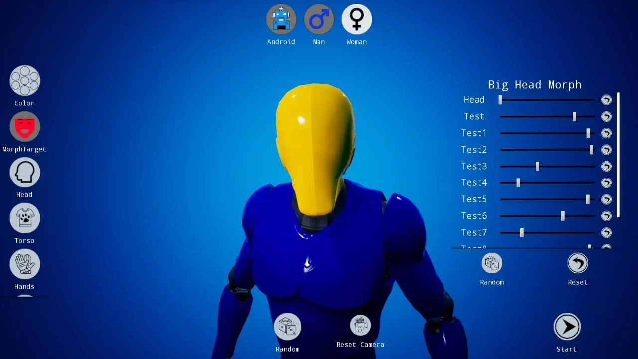Screenshot #1 - Character Customization