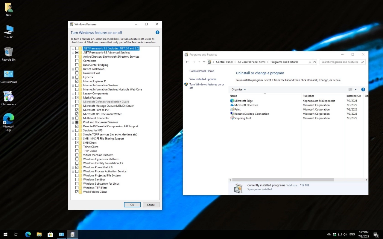 Screenshot #5 - Windows 10 Pro x64 22H2 Build 19045.6036 FULL