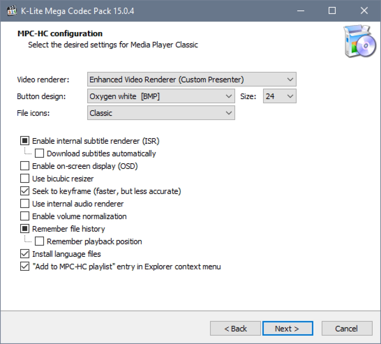 Screenshot #4 - Кодеки K-Lite Codec Pack v18.7.0 для windows 10 64 bit на русском
