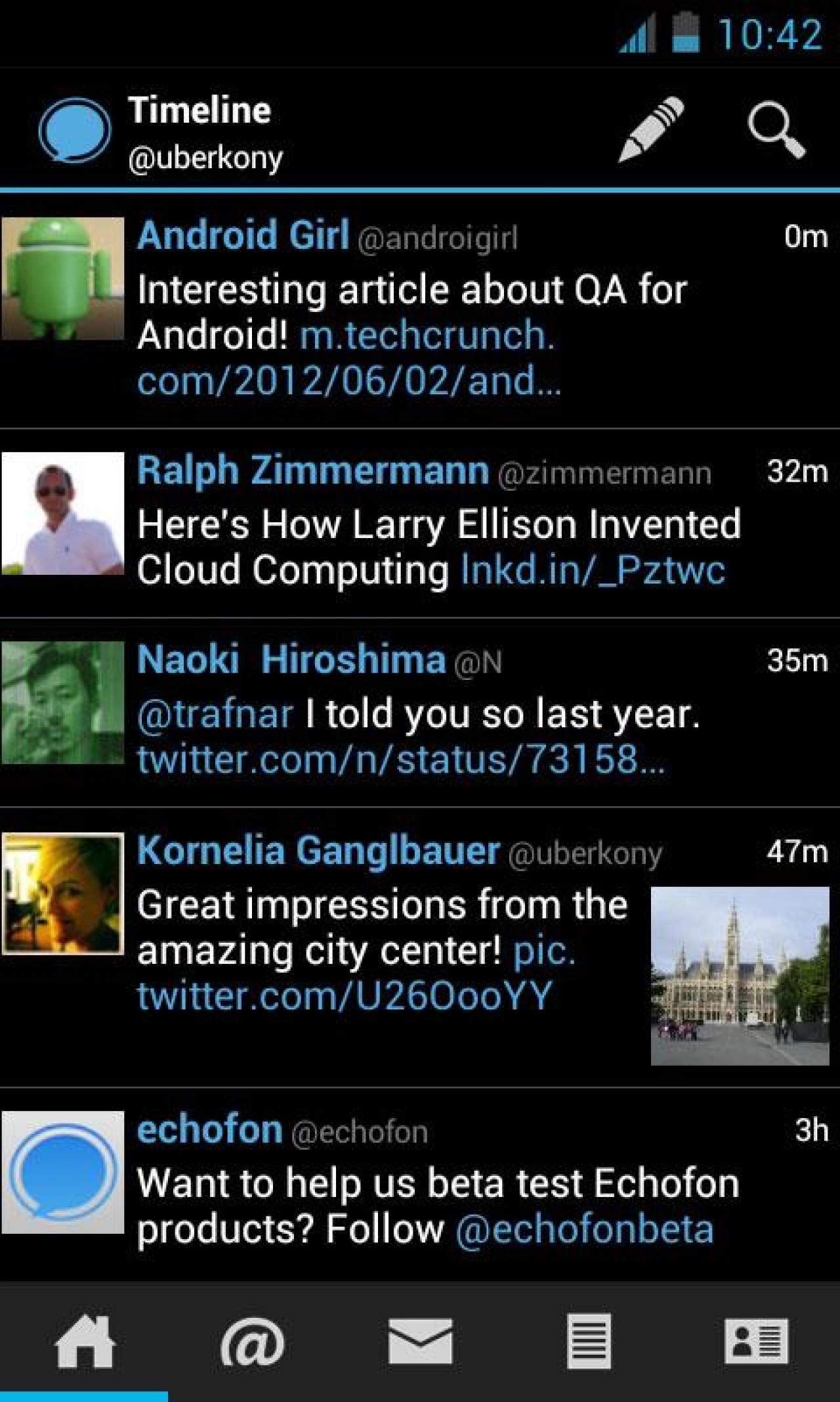 Screenshot #1 - ECHOFON 3.1.4.1