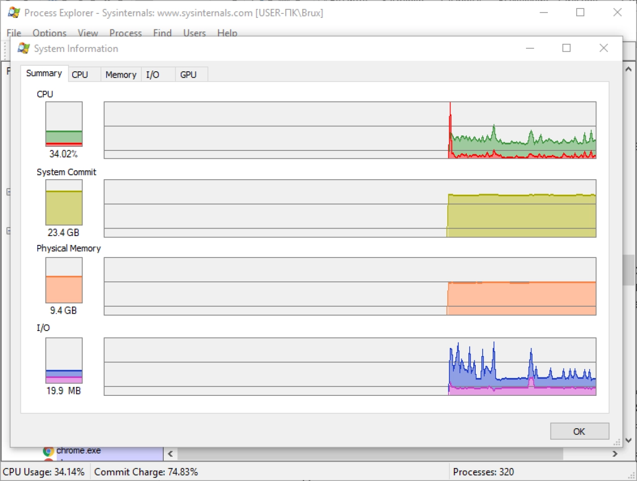 Screenshot #3 - Process Explorer
