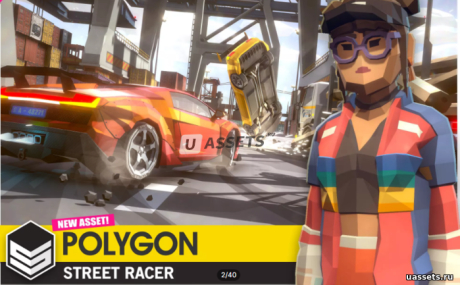 POLYGON - Street Racer - Low Poly 3D Art by Synty
