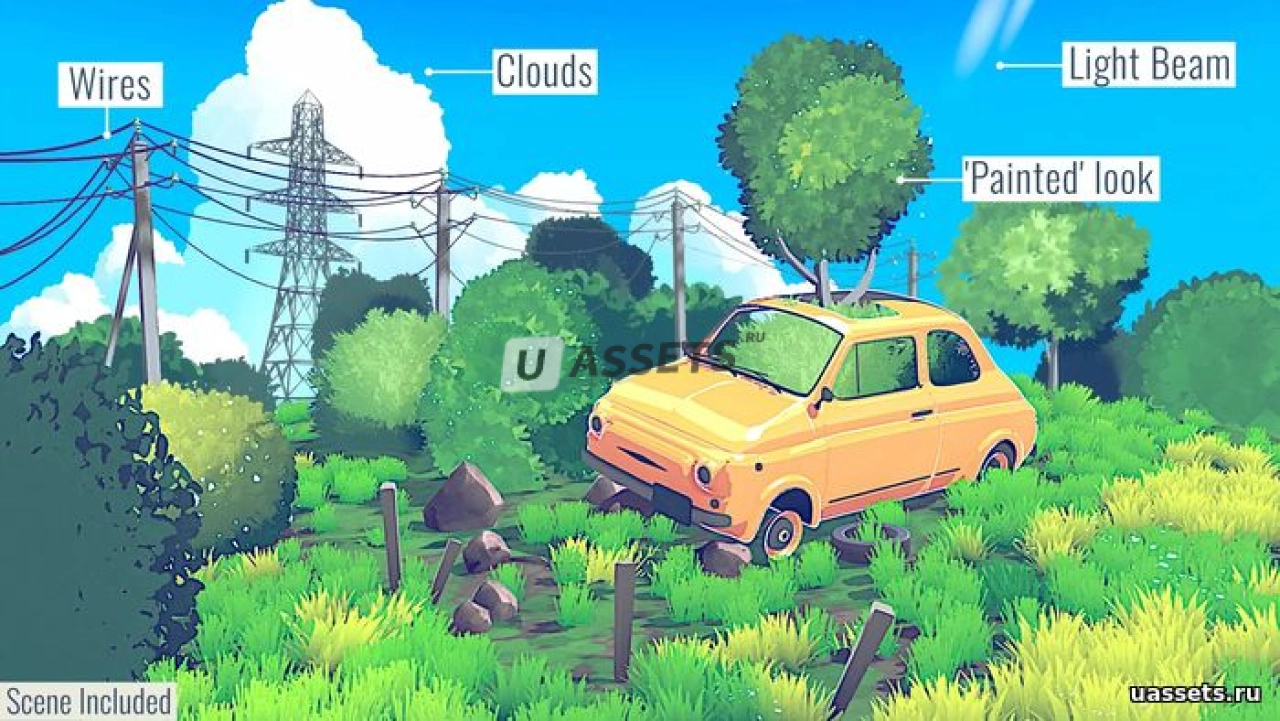 Screenshot #3 - Quibli: Anime Shaders and Tools