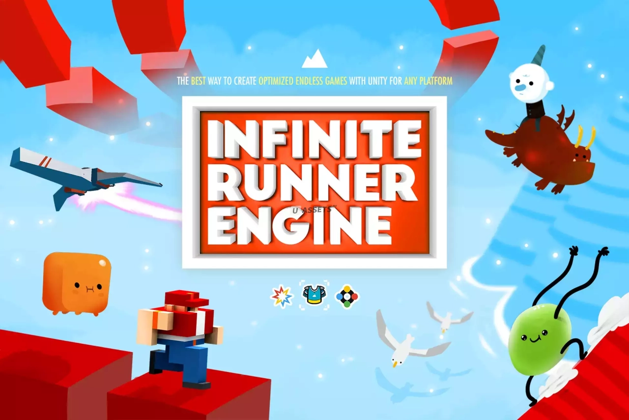 Screenshot #1 - 2D+3D Infinite Runner Engine