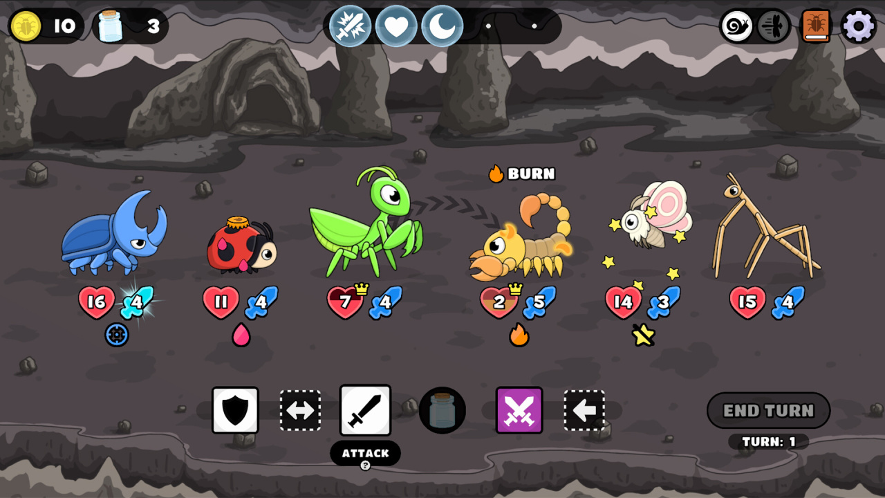 Screenshot #1 - Dicey Bugs