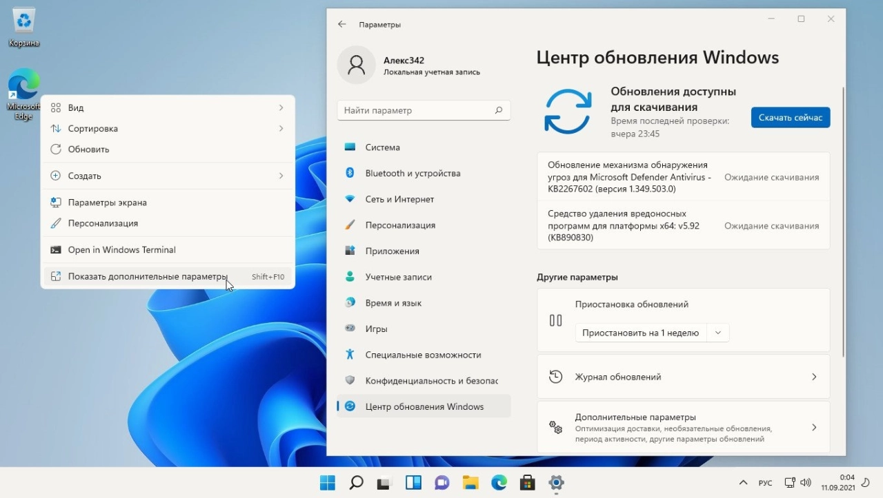 Screenshot #5 - Windows 11 DEV x64 21H2.22000.184 AIO 11in1 by adguard v.21.09.09