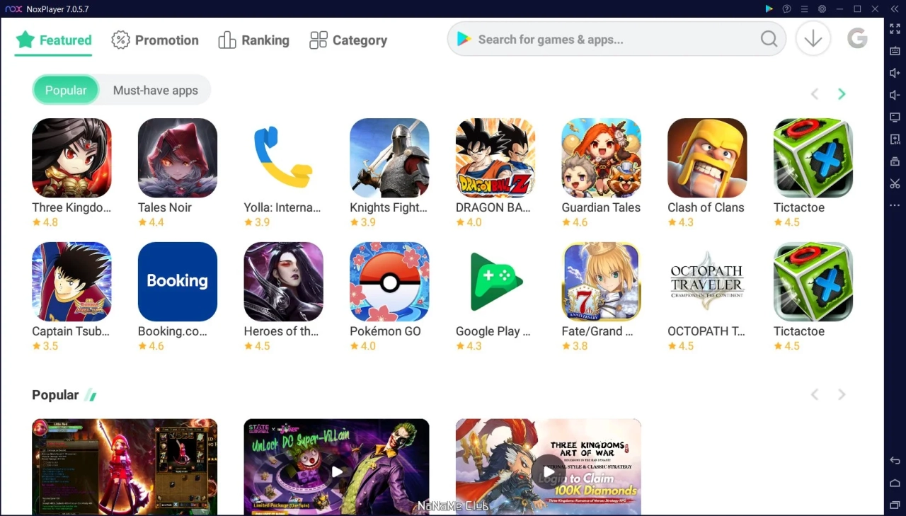 Screenshot #2 - Nox App Player 7.0.5.7000