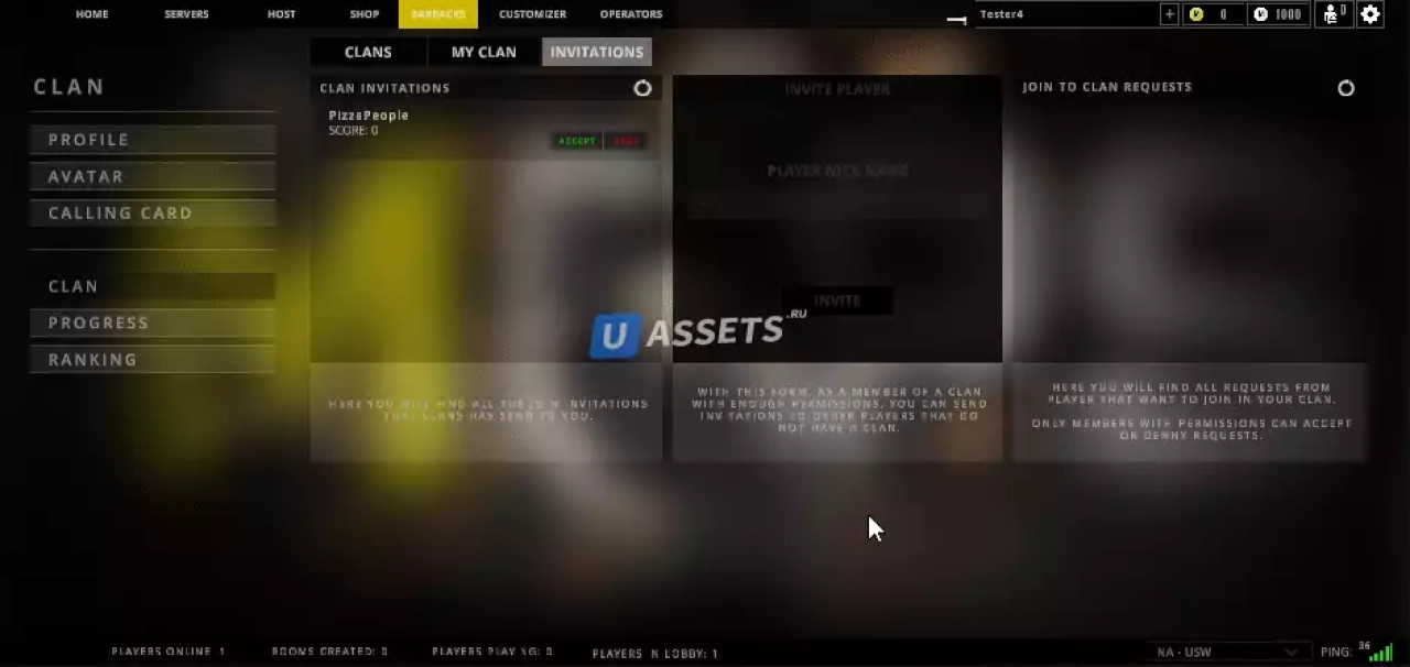 Screenshot #1 - MFPS Clan System