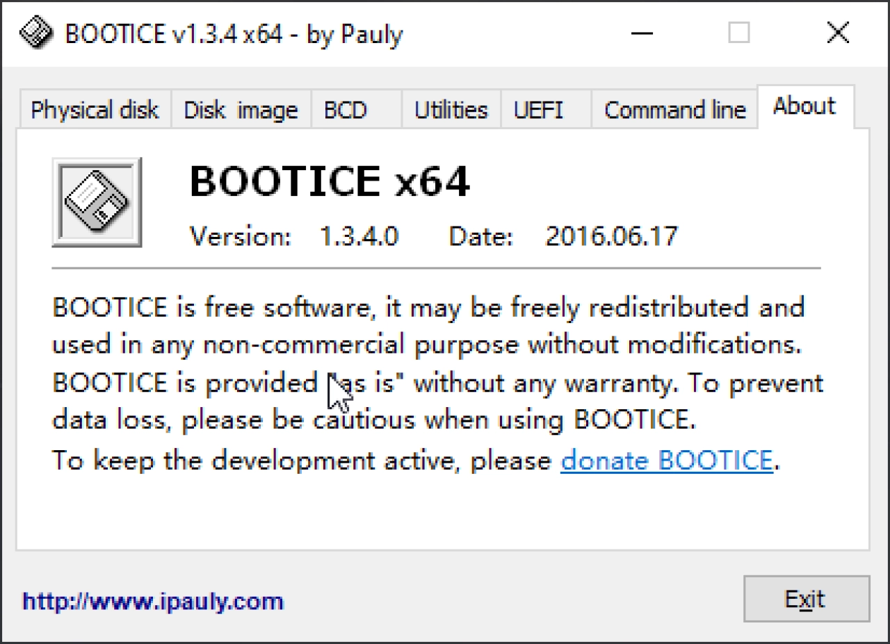 Screenshot #8 - Bootice v1.3.4.0