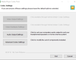 Screenshot #1 - Media Player Codec Pack (MPCP)