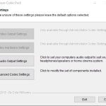 Screenshot #1 - Media Player Codec Pack (MPCP)