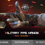 Screenshot #1 - Military FPS Hands: Full gloves