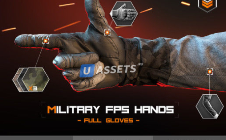 Military FPS Hands: Full gloves