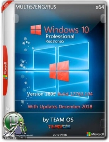 Windows 10 Pro x64 RS5 1809.17763.194 Dec2018 by TEAM OS