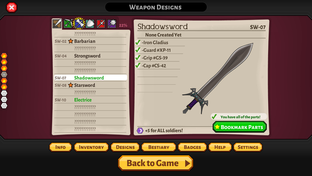 Screenshot #11 - Jacksmith: Weapons and Warriors