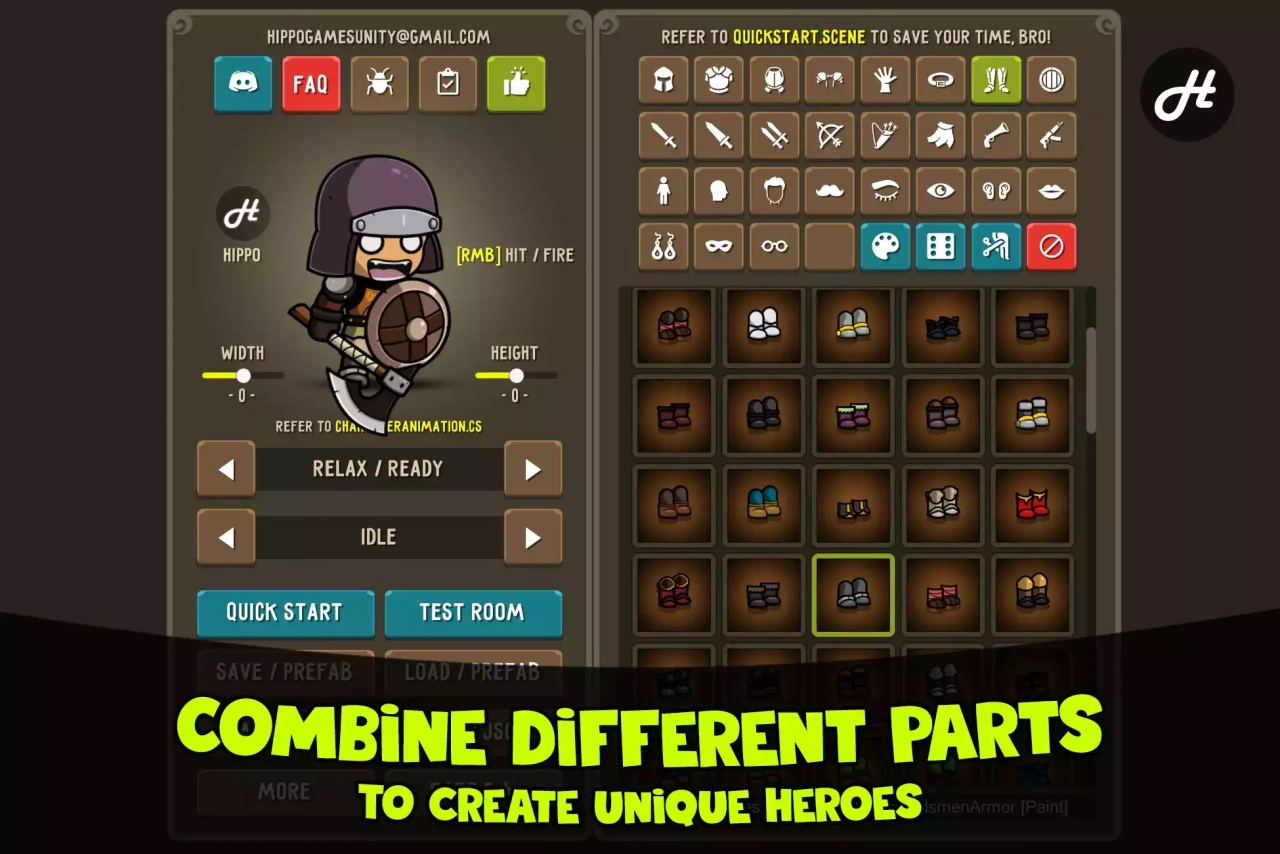 Screenshot #4 - Fantasy Heroes: Character Editor