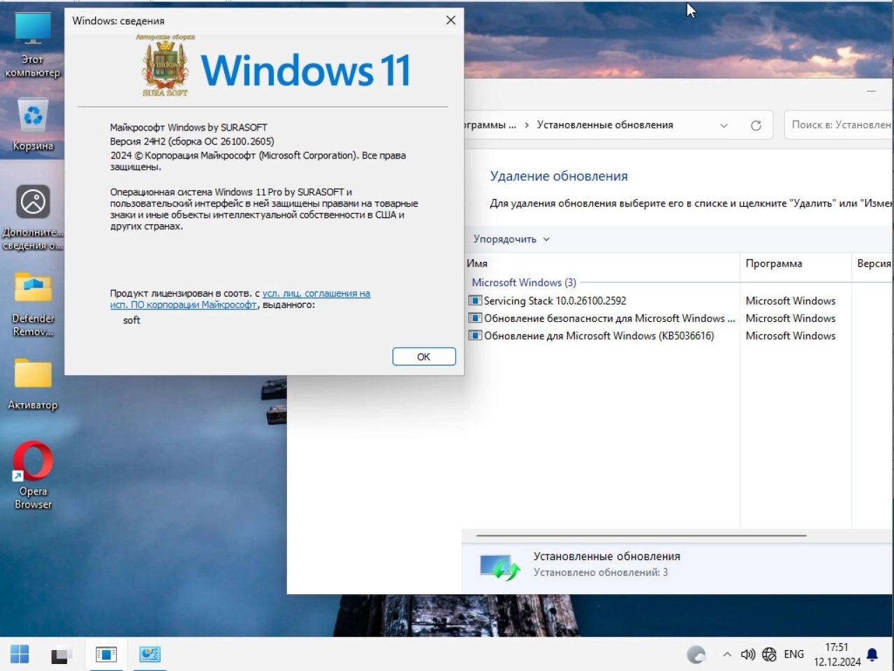 Screenshot #7 - Windows 11 Русская 26100.2033_22261_22361.4602.Mod by SURASOFT