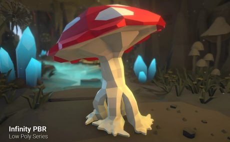 Low Poly Character - Mushroom Monster - Fantasy RPG