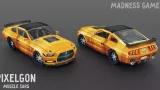 Screenshot #2 - PIXELGON Muscle Cars Pack - Low Poly Pixel Art 3D
