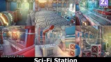 Screenshot #1 - Lowpoly Pack : Modular Sci-Fi Station