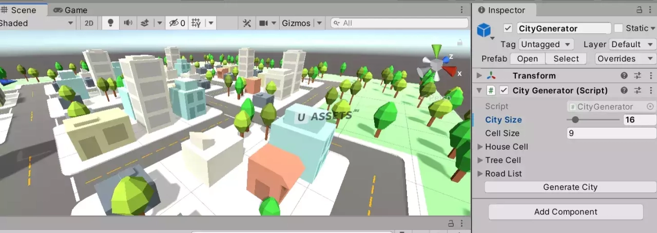 Screenshot #2 - Random City Generator