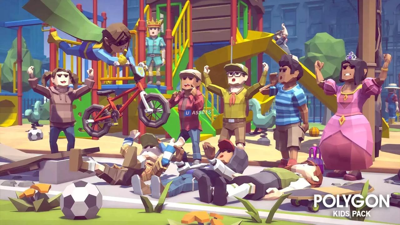 Screenshot #4 - POLYGON Kids - Low Poly 3D Art by Synty