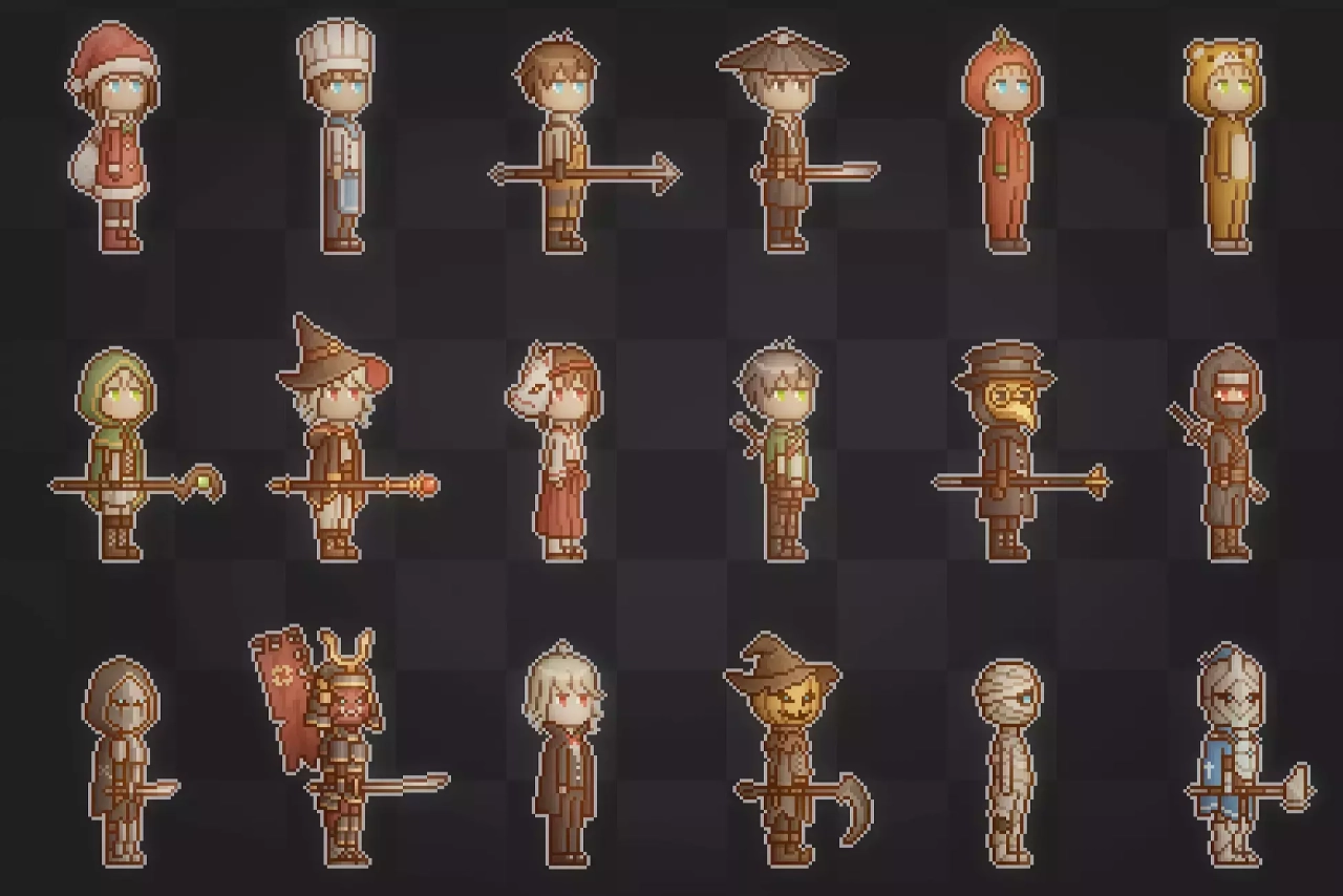 Screenshot #3 - Customizable Pixel Character