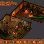 Screenshot #2 - Medieval Interior Pack - Lowpoly Cartoon Asset
