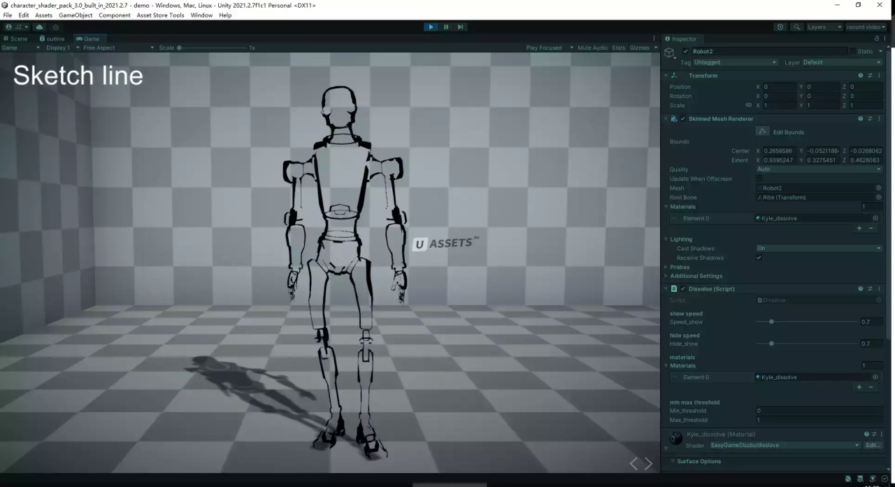 Screenshot #2 - Character Shader Pack 3.0 - Built-in