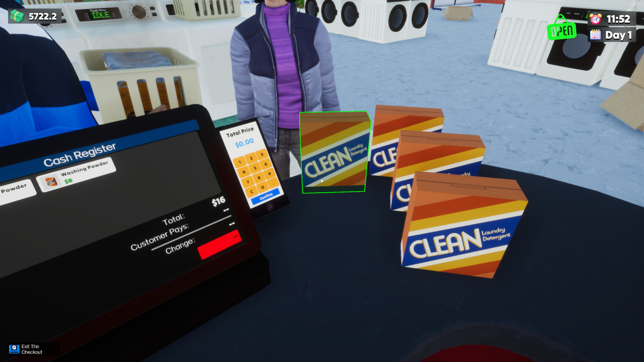 Screenshot #4 - Laundry and Supermarket Simulator