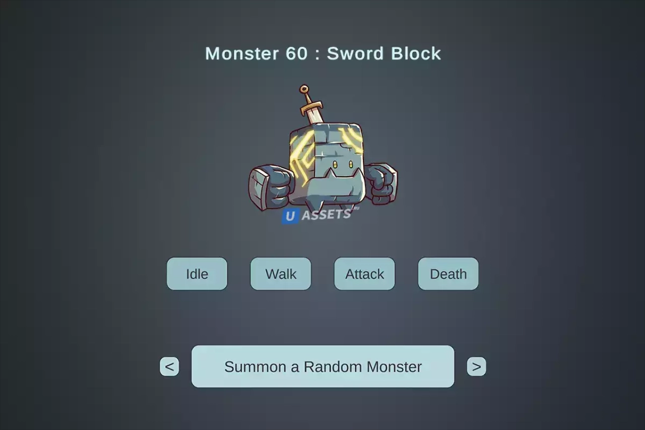 Screenshot #3 - Animated 2D Monsters (Fantazia)