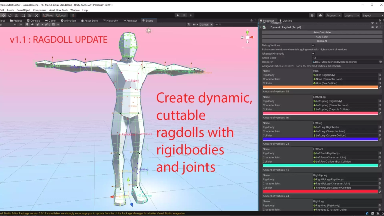 Screenshot #4 - Dynamic Mesh Cutter
