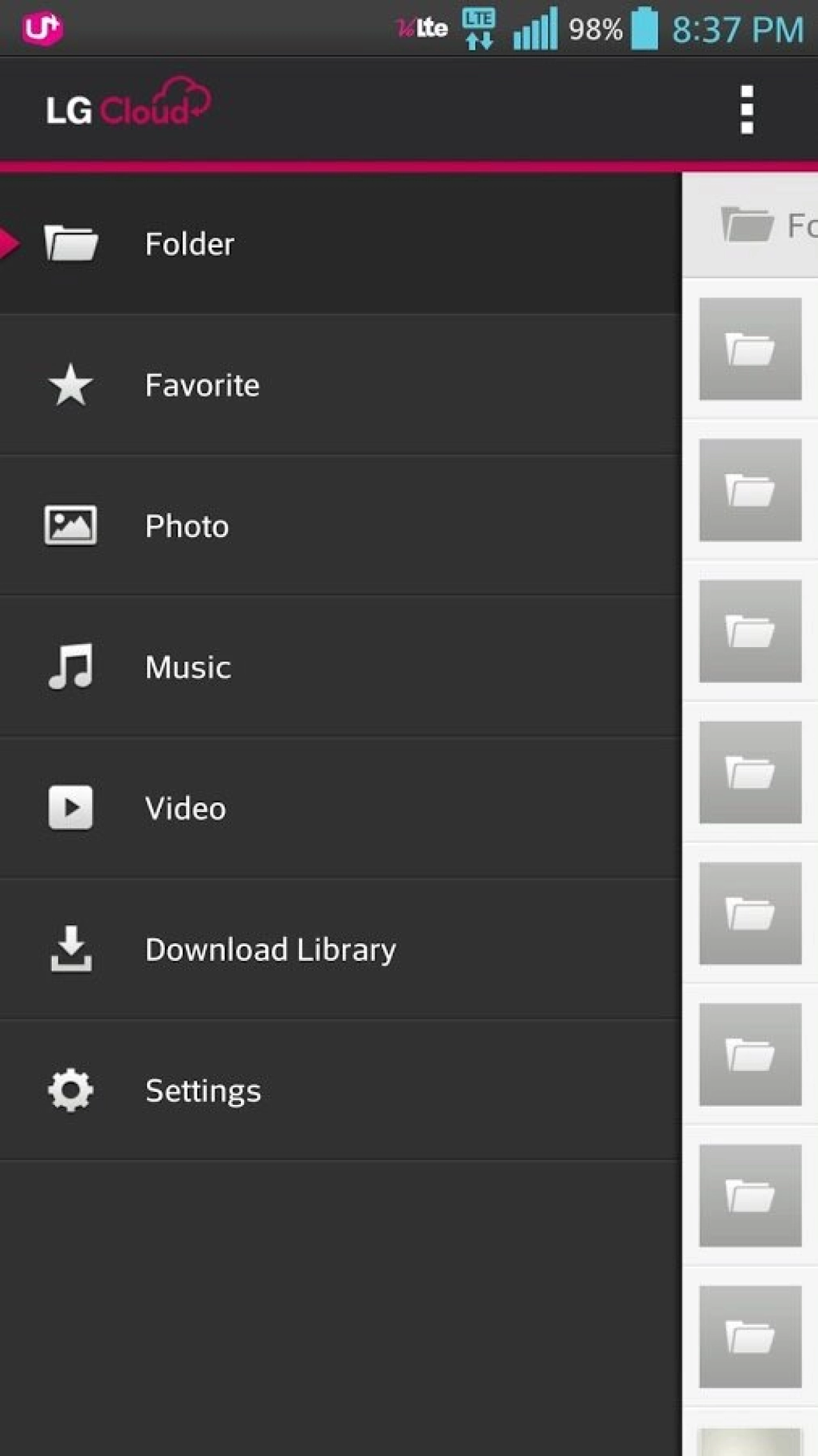 Screenshot #3 - LG CLOUD 3.4.00