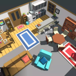 Screenshot #1 - Simple House Interiors - Cartoon assets