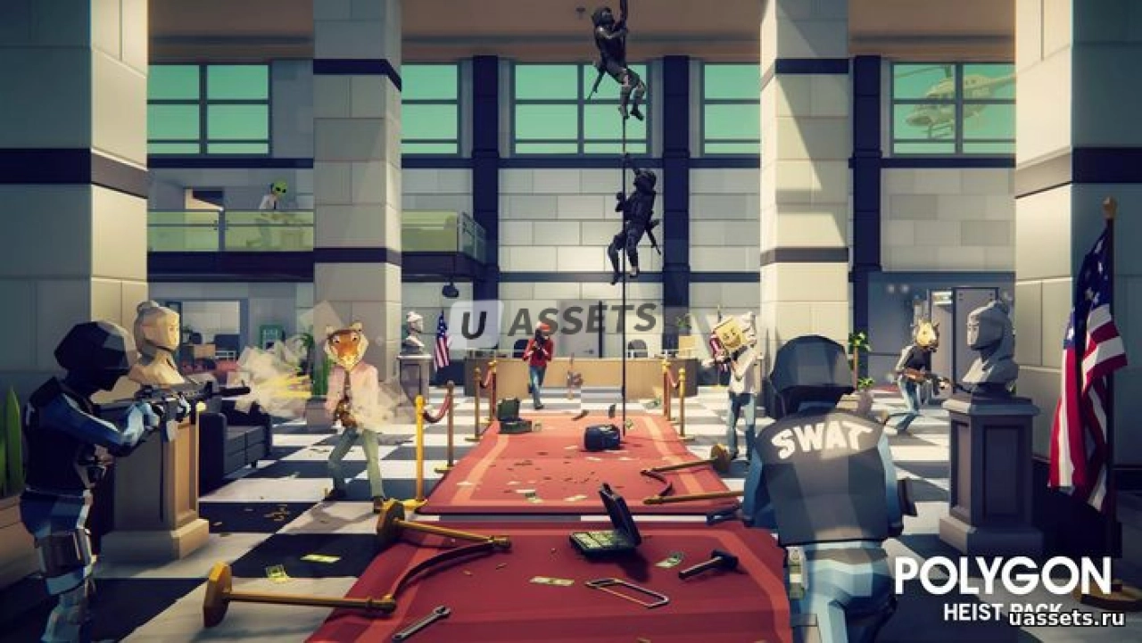 Screenshot #4 - POLYGON Heist - Low Poly 3D