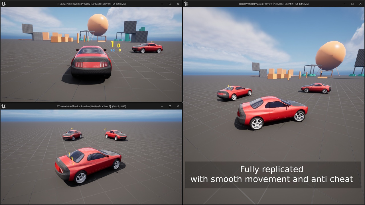 Screenshot #5 - R-Tune Vehicle Physics UE5.4  v1.1.5 (plugin)