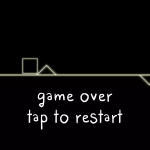 Screenshot #4 - Infinite 2d line runner - avoid triangle obstacles