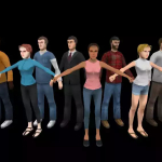 Screenshot #1 - Low Poly Civilian Character Pack