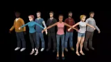 Screenshot #1 - Low Poly Civilian Character Pack