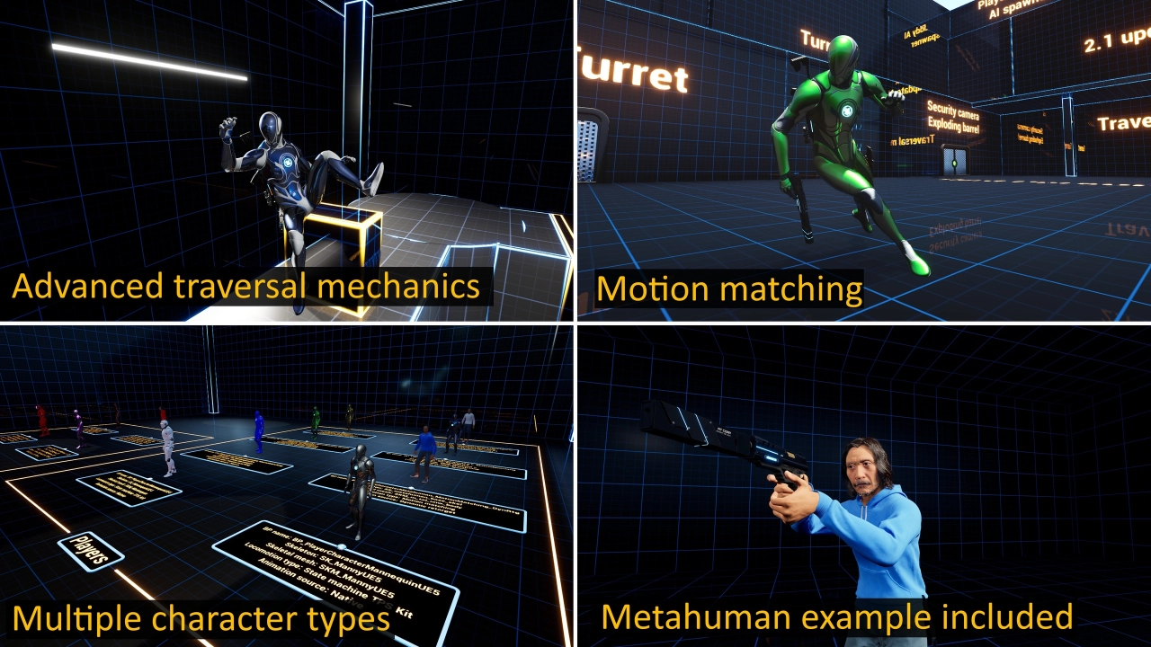 Screenshot #8 - Third Person Shooter Kit UE5.3  v2.1.6