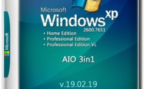 Windows XP SP3 with Update [2600.7651] AIO 3in1 by adguard (v19.02.19)